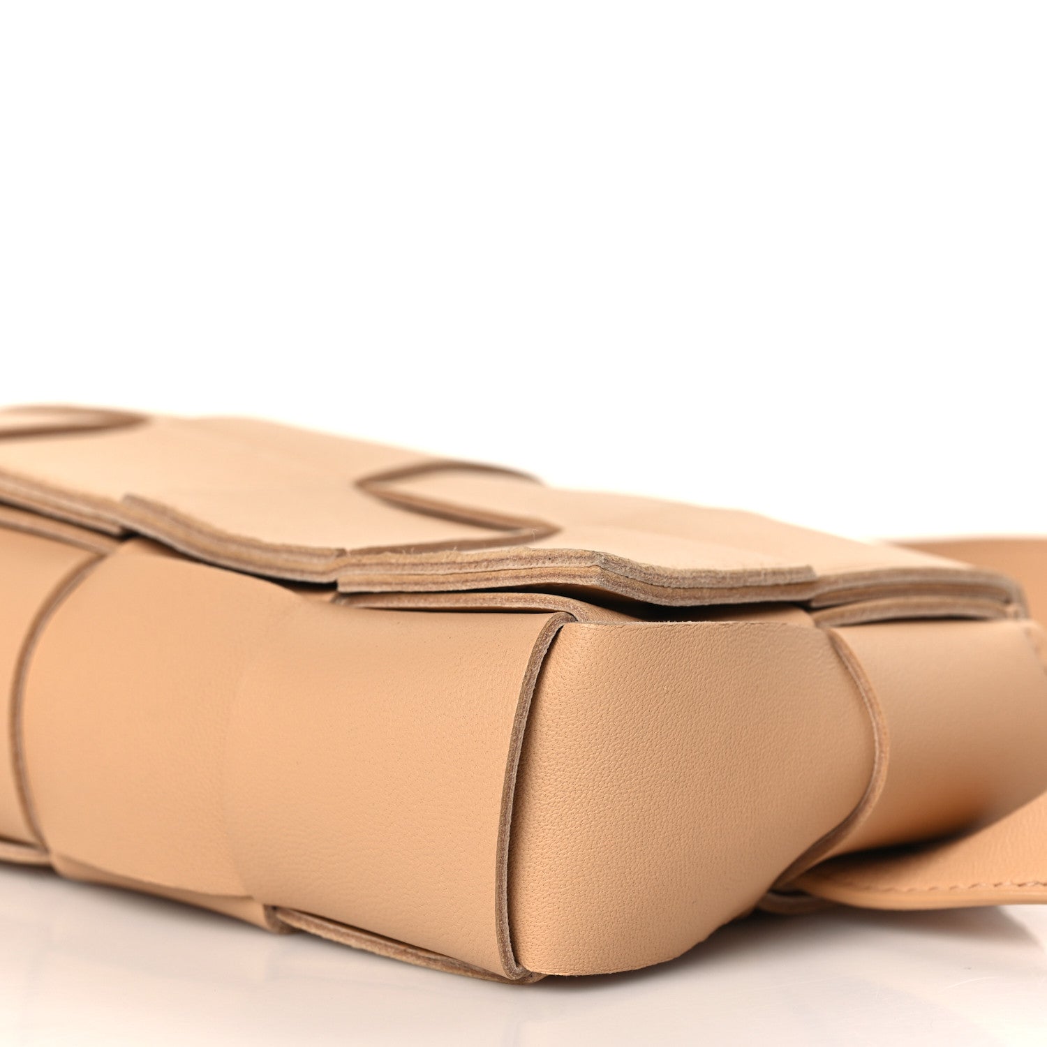 Bottega Veneta Nappa Maxi Intreccio The Belt Cassette Bag Almond 9 of 9