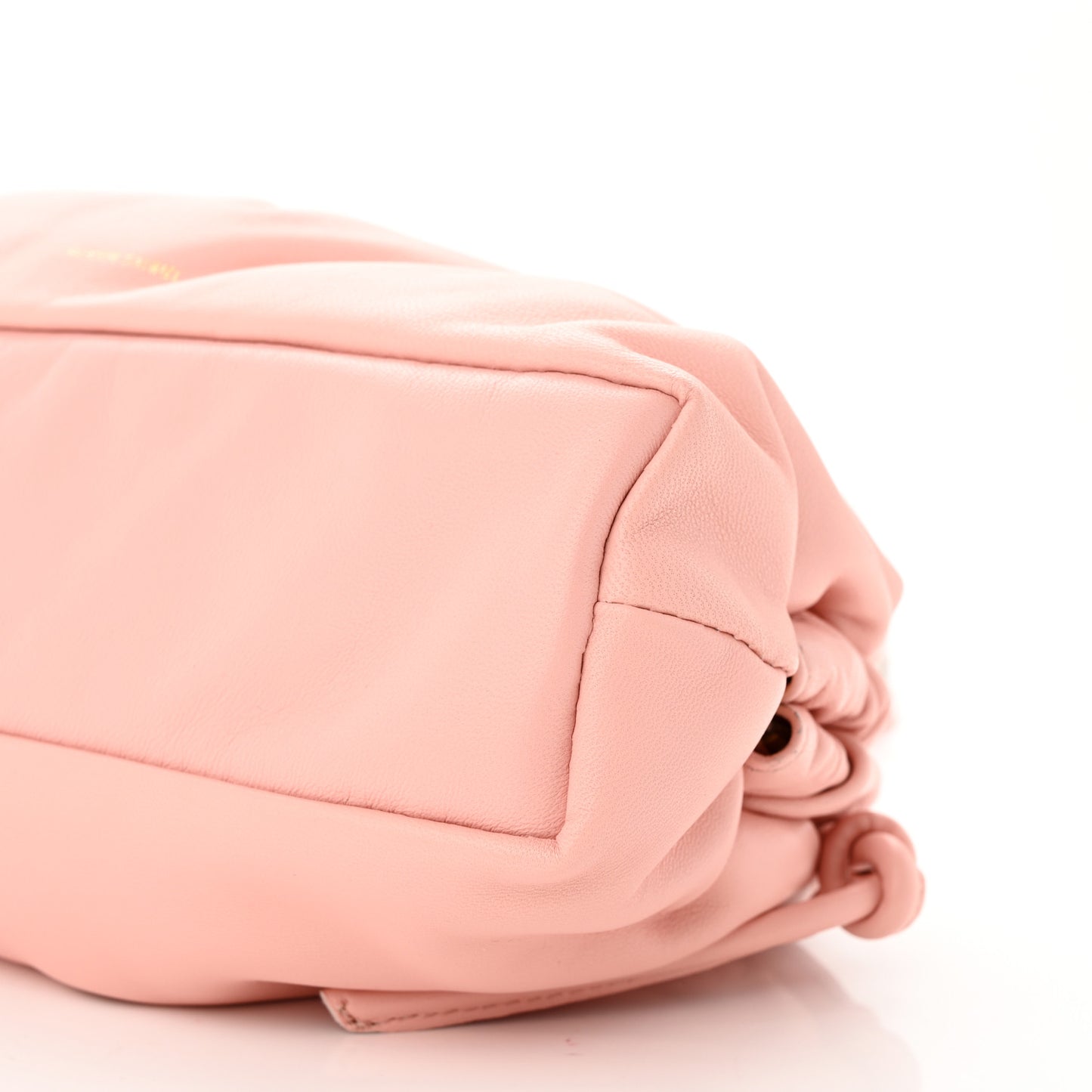 Lambskin Mini Cloud Clutch Dahlia