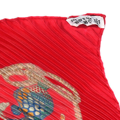 Hermes Silk Grands Fonds Plisse Scarf 3 of 3