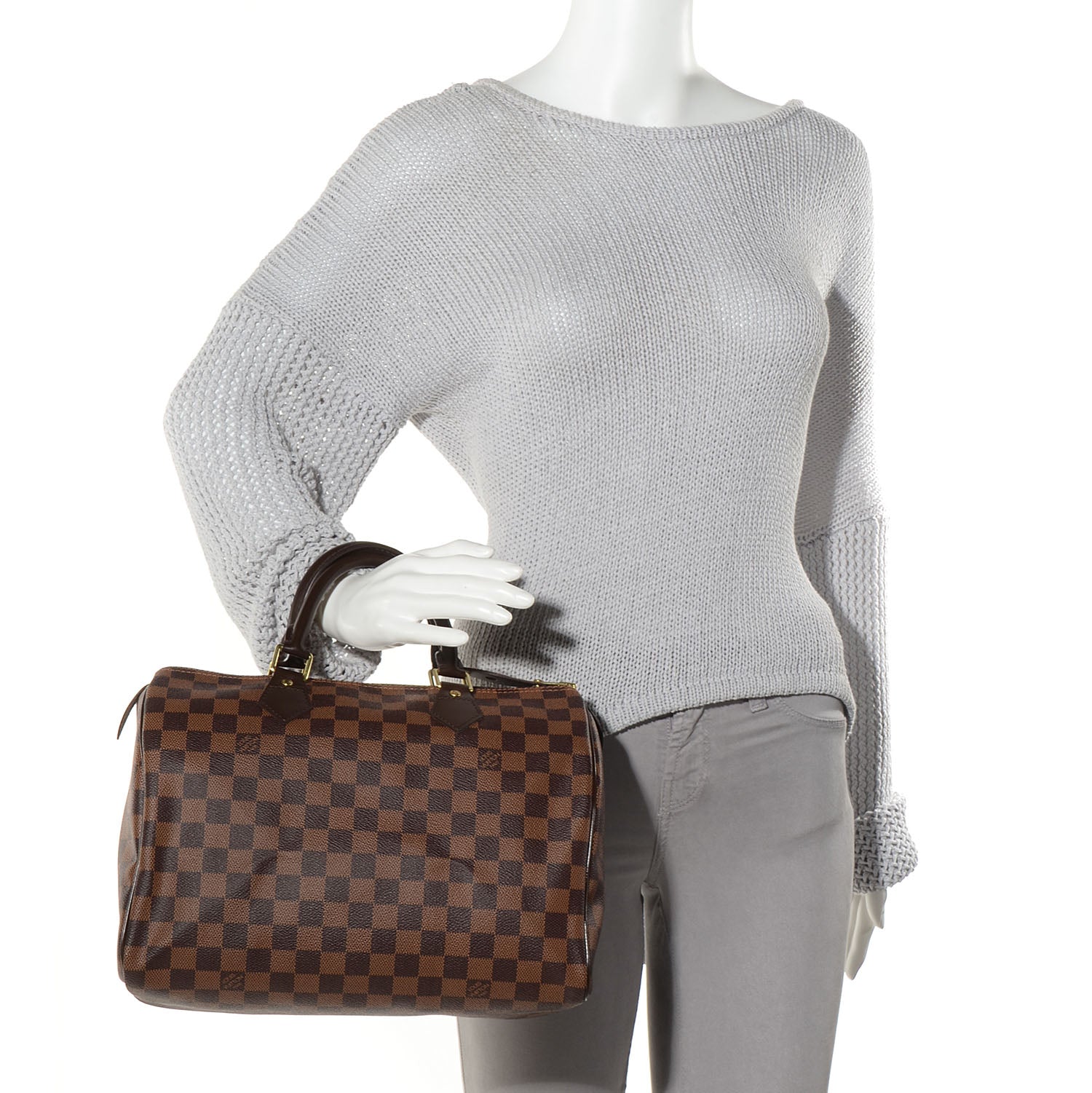 Louis Vuitton Damier Ebene Speedy 30 2 of 9