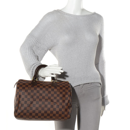 Louis Vuitton Damier Ebene Speedy 30 2 of 9