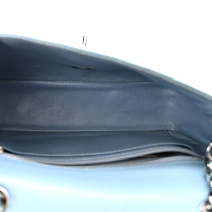 Chanel Patent Calfskin Quilted Mini Rectangular Flap Light Blue 5 of 10
