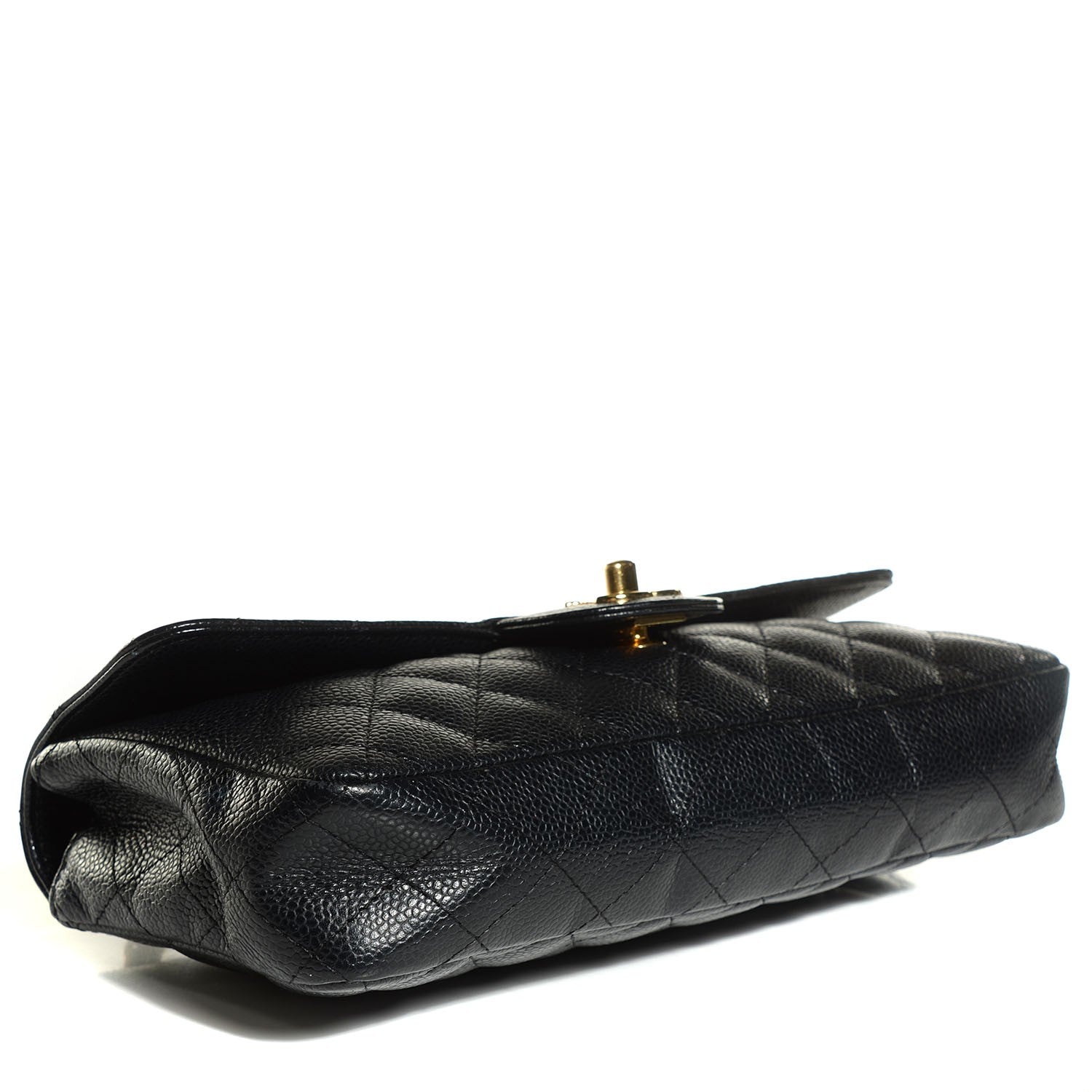 Chanel Caviar Quilted East West Flap Black 4 of 8