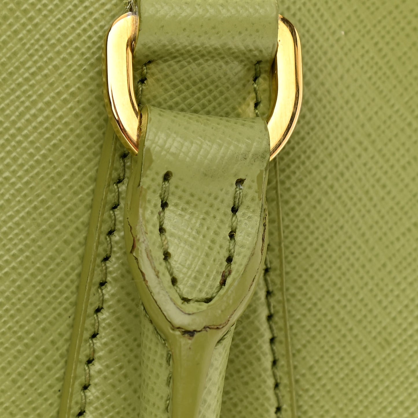 Saffiano Medium Double Zip Galleria Tote Prato