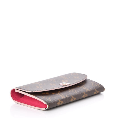 Louis Vuitton Monogram Bloom Flower Emilie Wallet 4 of 7