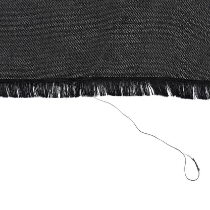 Louis Vuitton Silk Lurex Wool Monogram Shine Shawl Black 4 of 4