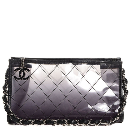 Chanel Vinyl Naked Pochette Black 1 of 7