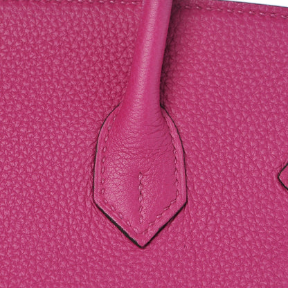 Hermes Togo Birkin 25 Rose Pourpre 19 of 35