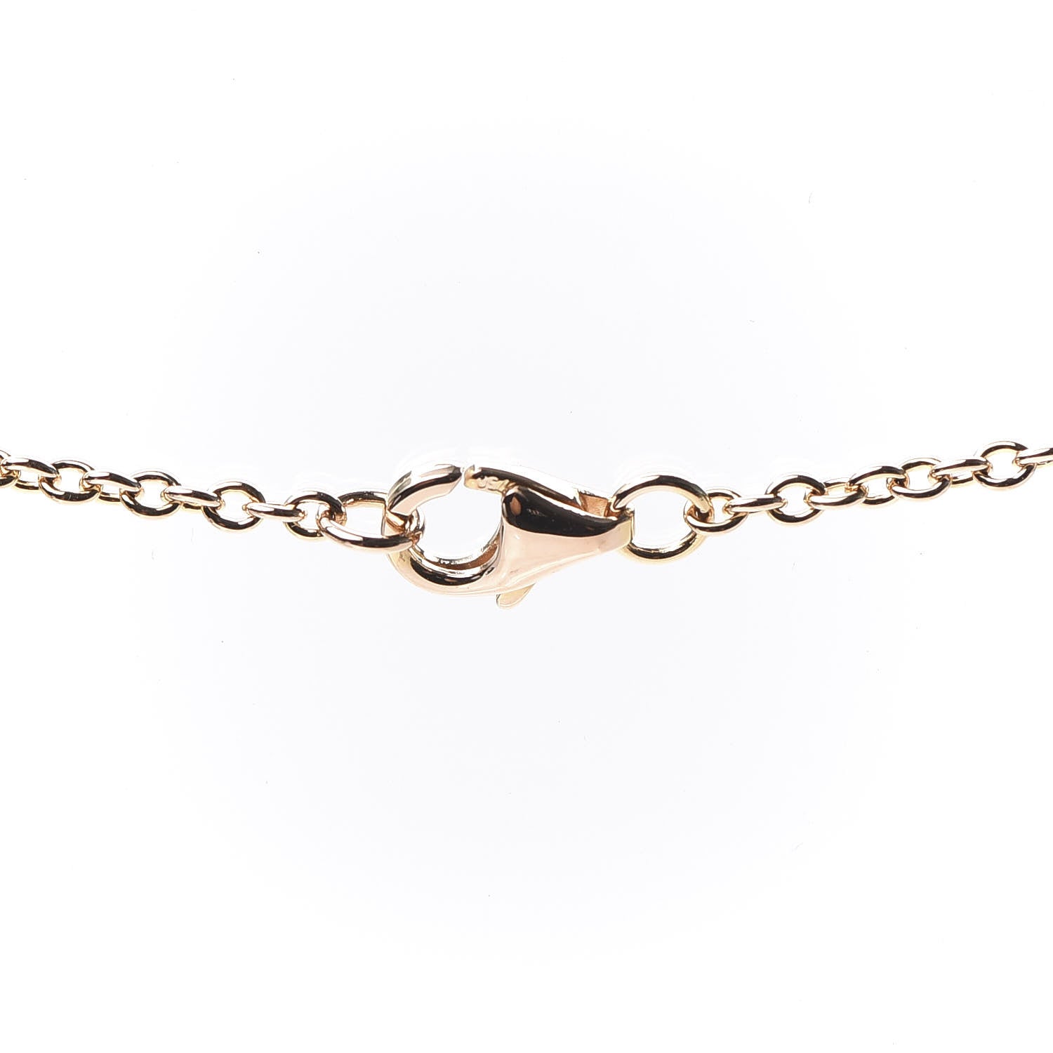 Cartier 18K Pink Gold Interlocking LOVE Necklace 4 of 6