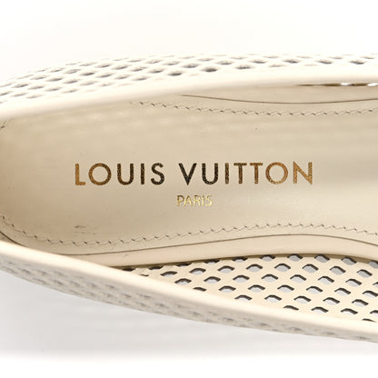 Louis Vuitton Perforated Calfskin Shake Ballerina Flat 41 Cream 7 of 8