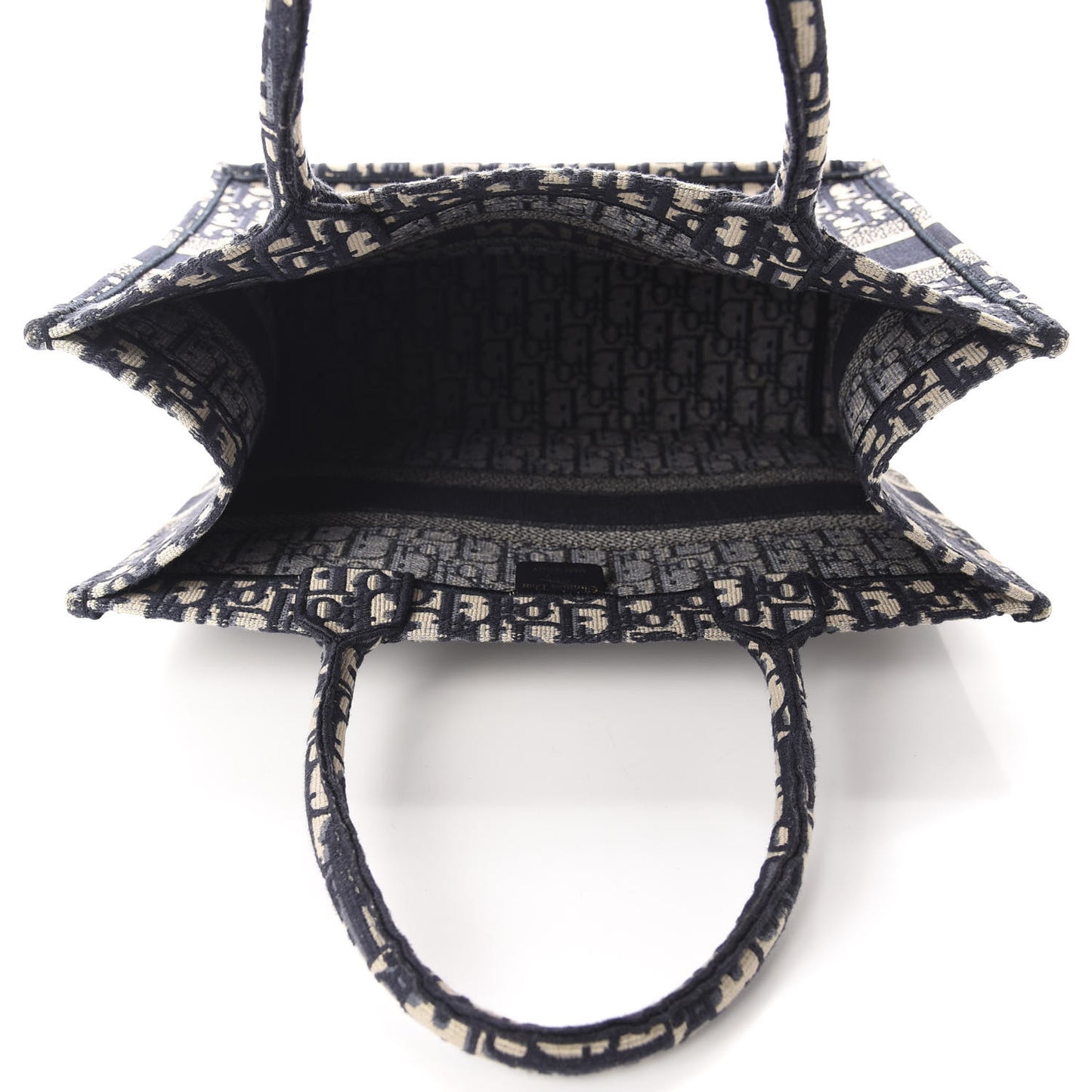 Oblique Medium Book Tote Blue Multicolor