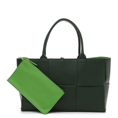 Bottega Veneta Calfskin Maxi Intrecciato Small Arco Tote Raintree 1 of 10