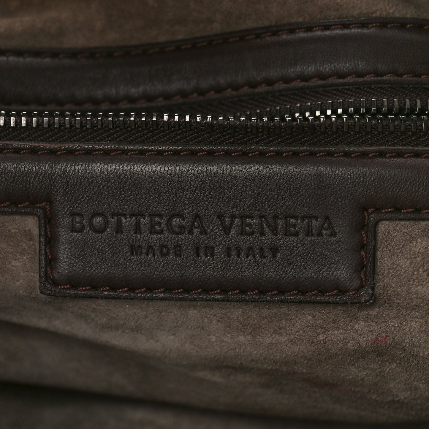 Nappa Intrecciato Large Veneta Hobo Ebano