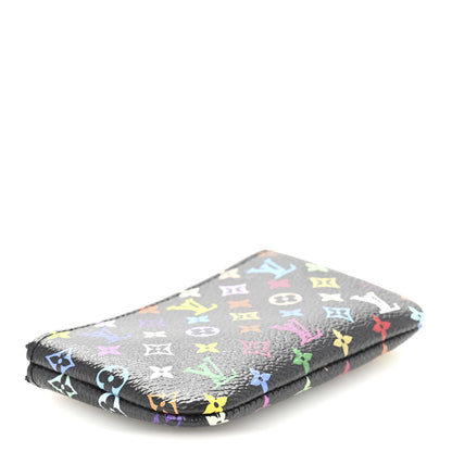 Louis Vuitton LV X TM Monogram Multicolor Key Pouch Black 4 of 9