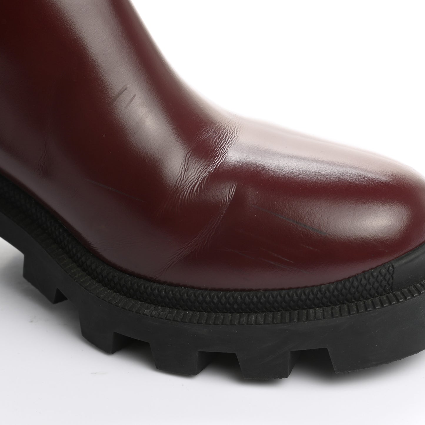Calfskin Crystal GG Trip Chelsea Ankle Boots 37.5 Vintage Boredaux