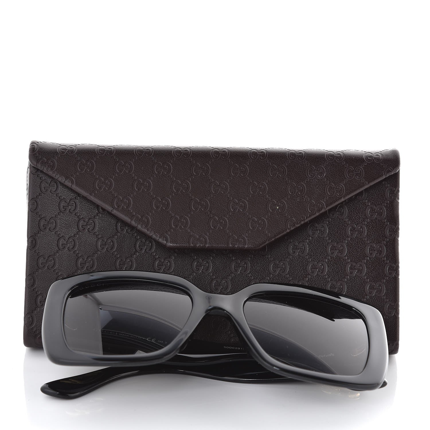 Gucci Acetate Square Frame Sunglasses GG3814S Black 8 of 8
