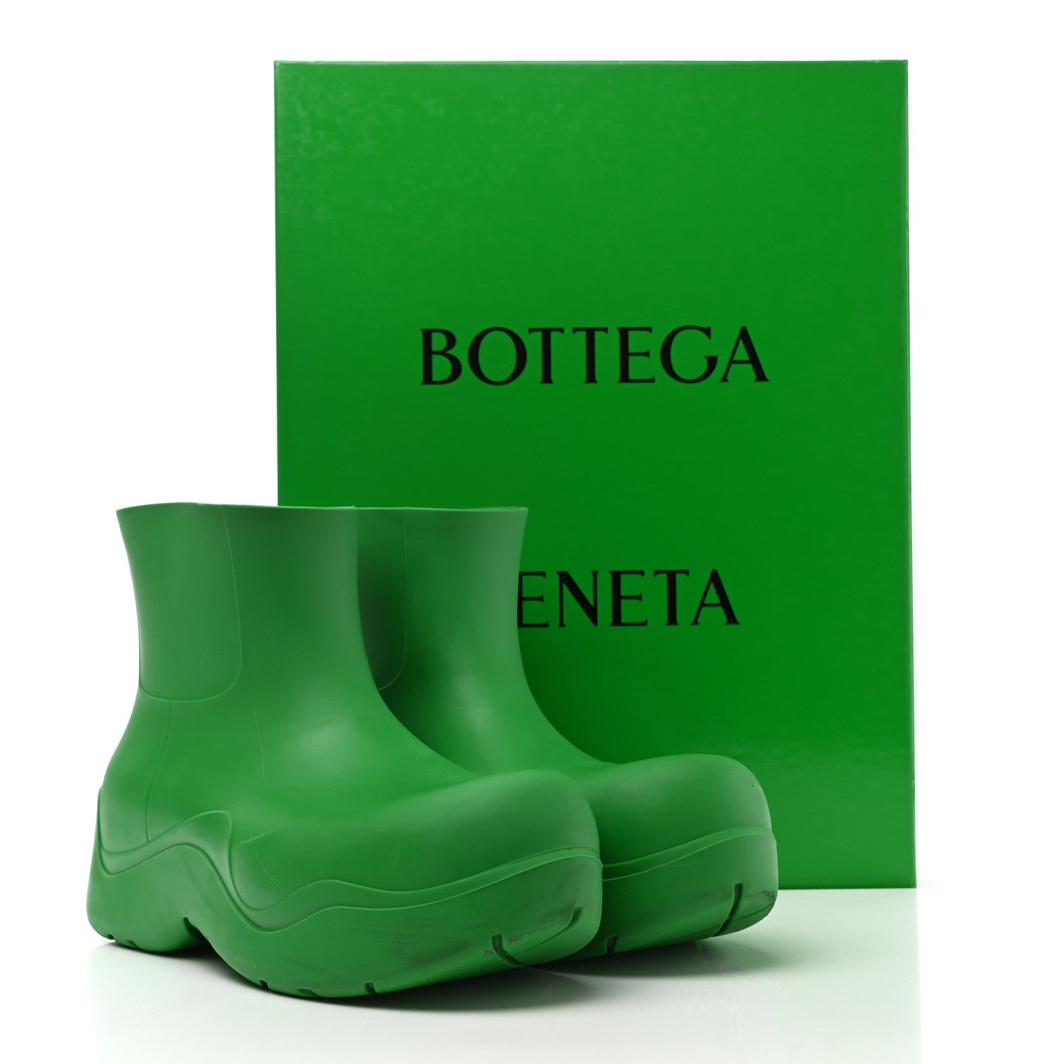 Bottega Veneta Rubber Puddle Ankle Boots 41 Grass 11 of 11