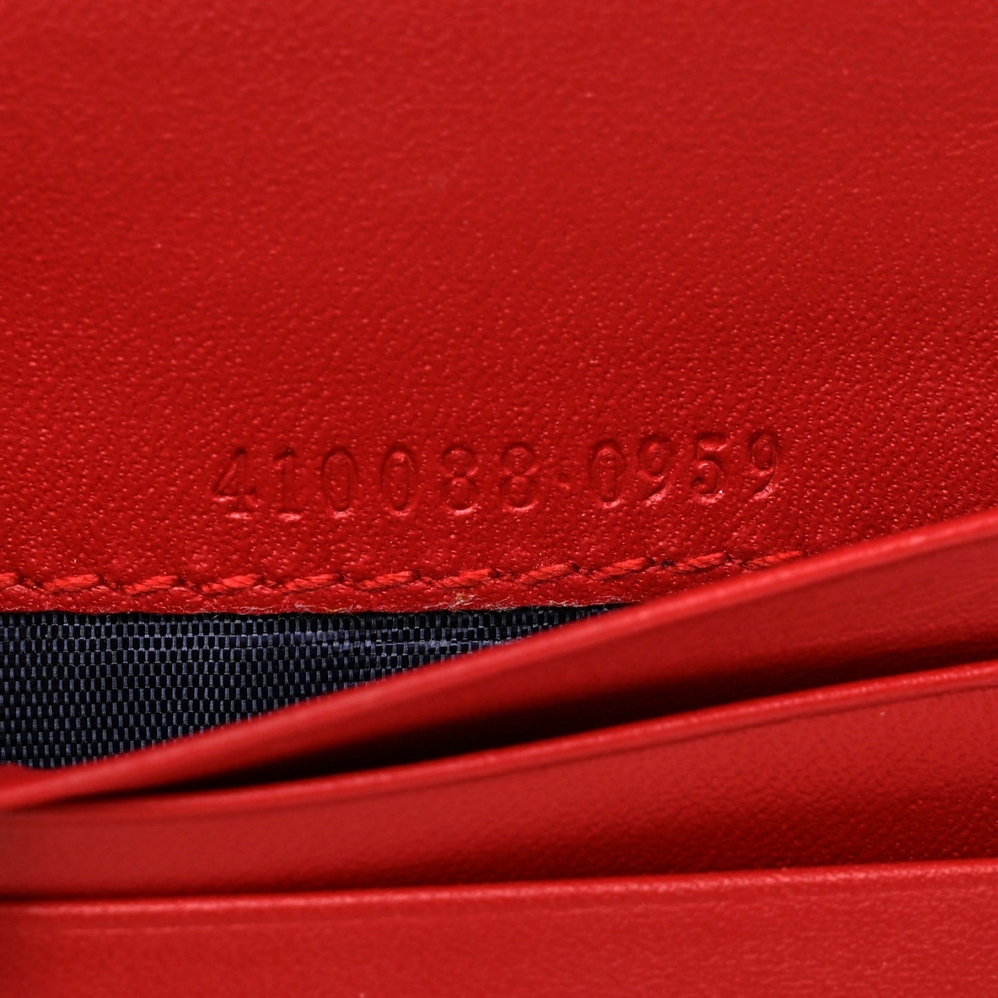 GG Supreme Monogram Blooms Card Case Beige Blue Navy Hibiscus Red