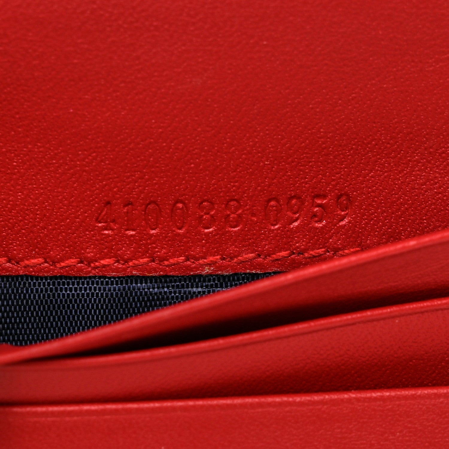 Gucci GG Supreme Monogram Blooms Card Case Beige Blue Navy Hibiscus Red 8 of 12