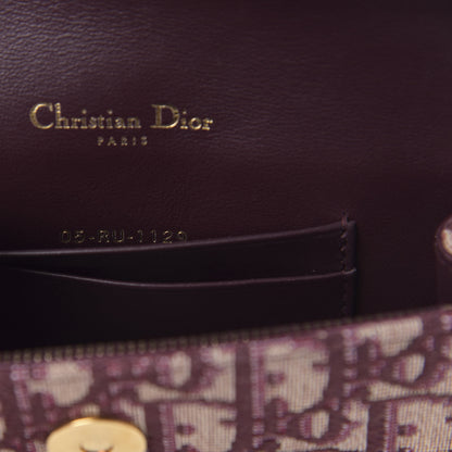 Christian Dior Oblique Saddle Belt Bag Bordeaux 7 of 11