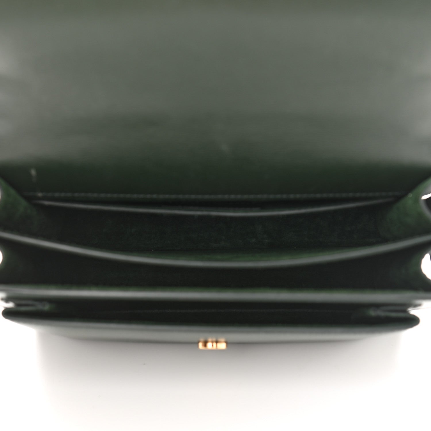 Saint Laurent Calfskin Medium Monogram Sunset Dark Green 5 of 13