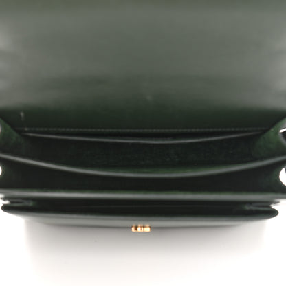 Saint Laurent Calfskin Medium Monogram Sunset Dark Green 5 of 13