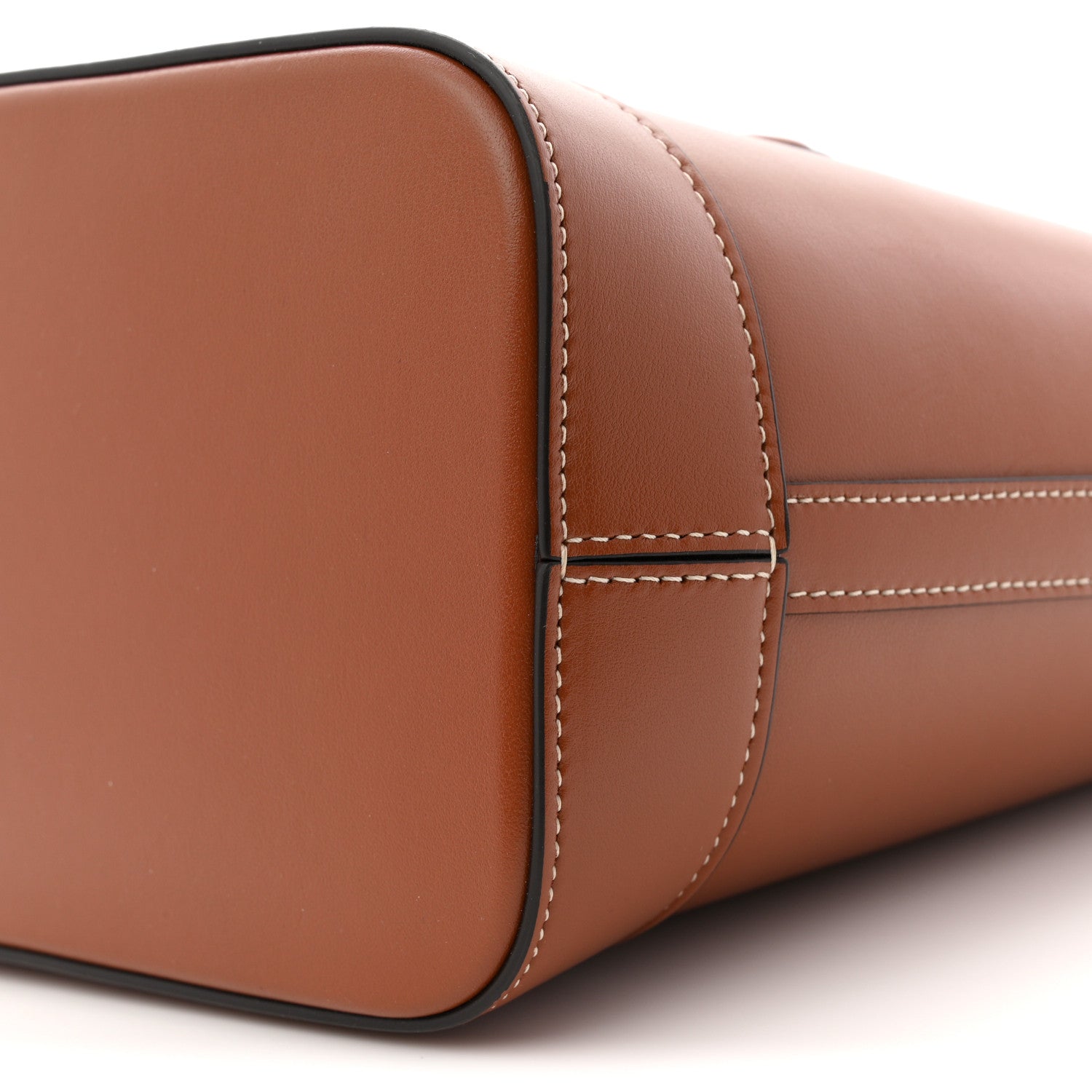 Celine Smooth Calfskin Small Cuir Triomphe Bucket Bag Tan 10 of 11