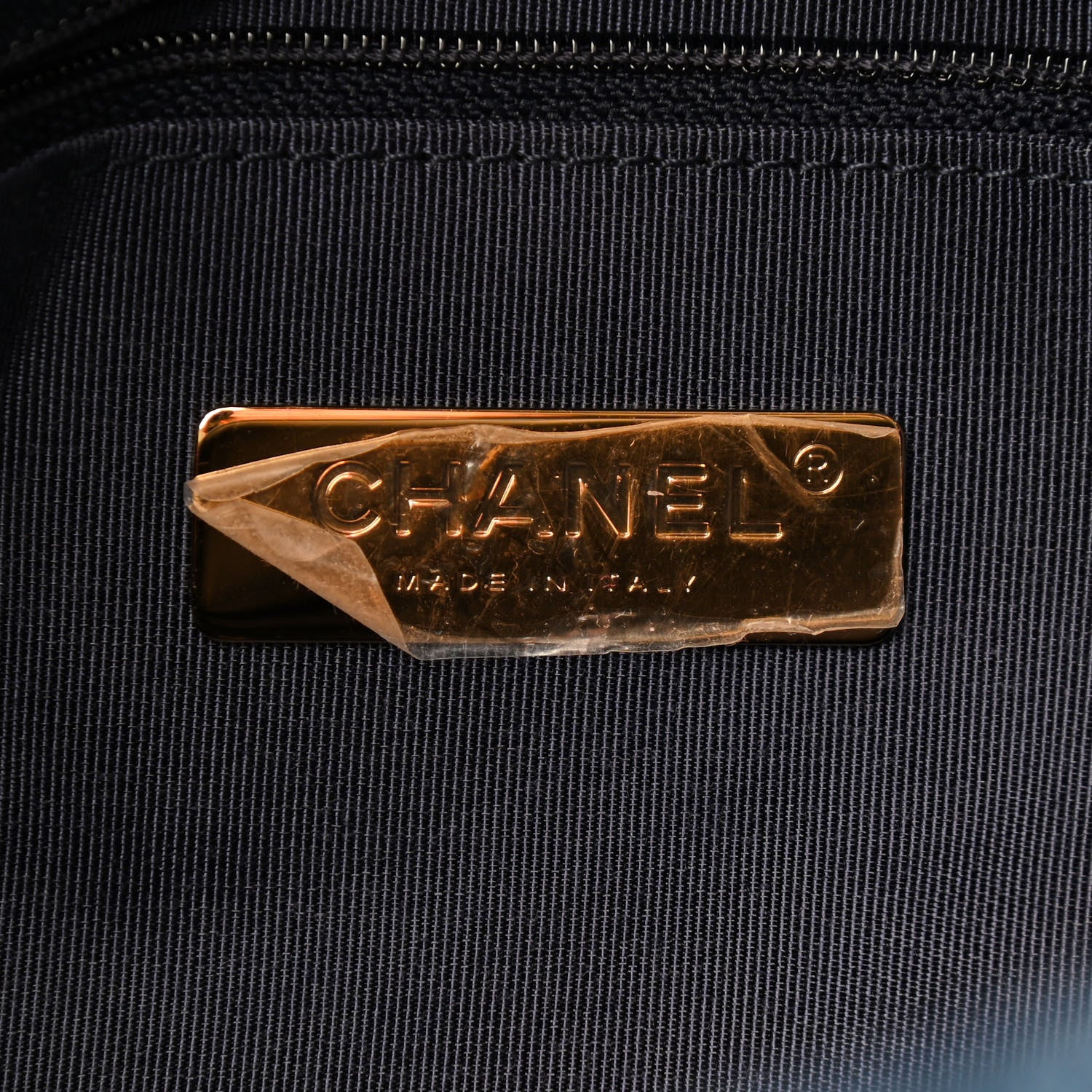 Chanel Denim Quilted Large Chanel 19 Flap Blue 8 of 9