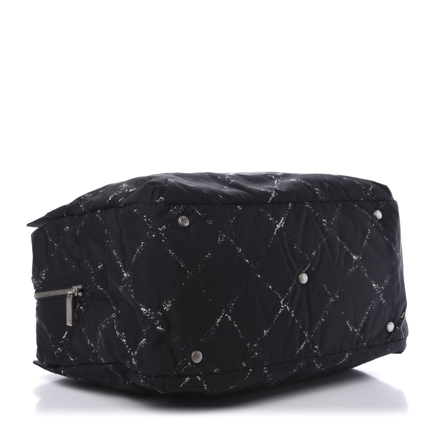 Chanel Nylon Travel Duffel Bag Black 4 of 11