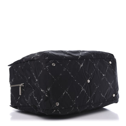 Chanel Nylon Travel Duffel Bag Black 4 of 11