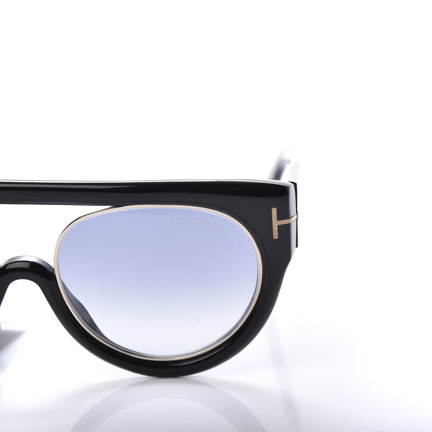 Tom Ford Alana Aviator Round Sunglasses TF360 Black 8 of 9
