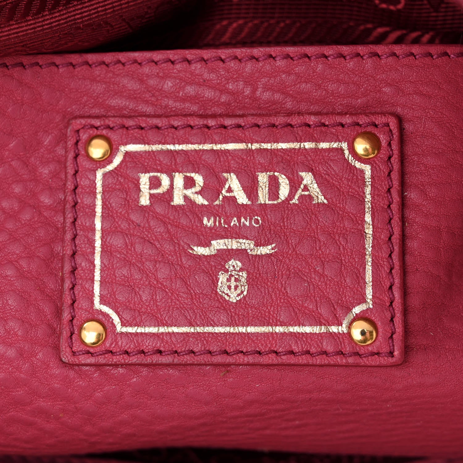 Prada Vitello Daino Tote Peonia 6 of 14