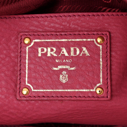 Prada Vitello Daino Tote Peonia 6 of 14