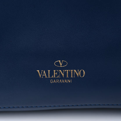 Valentino Garavani Nappa Medium Rockstud Soft Tote Blue China 15 of 20