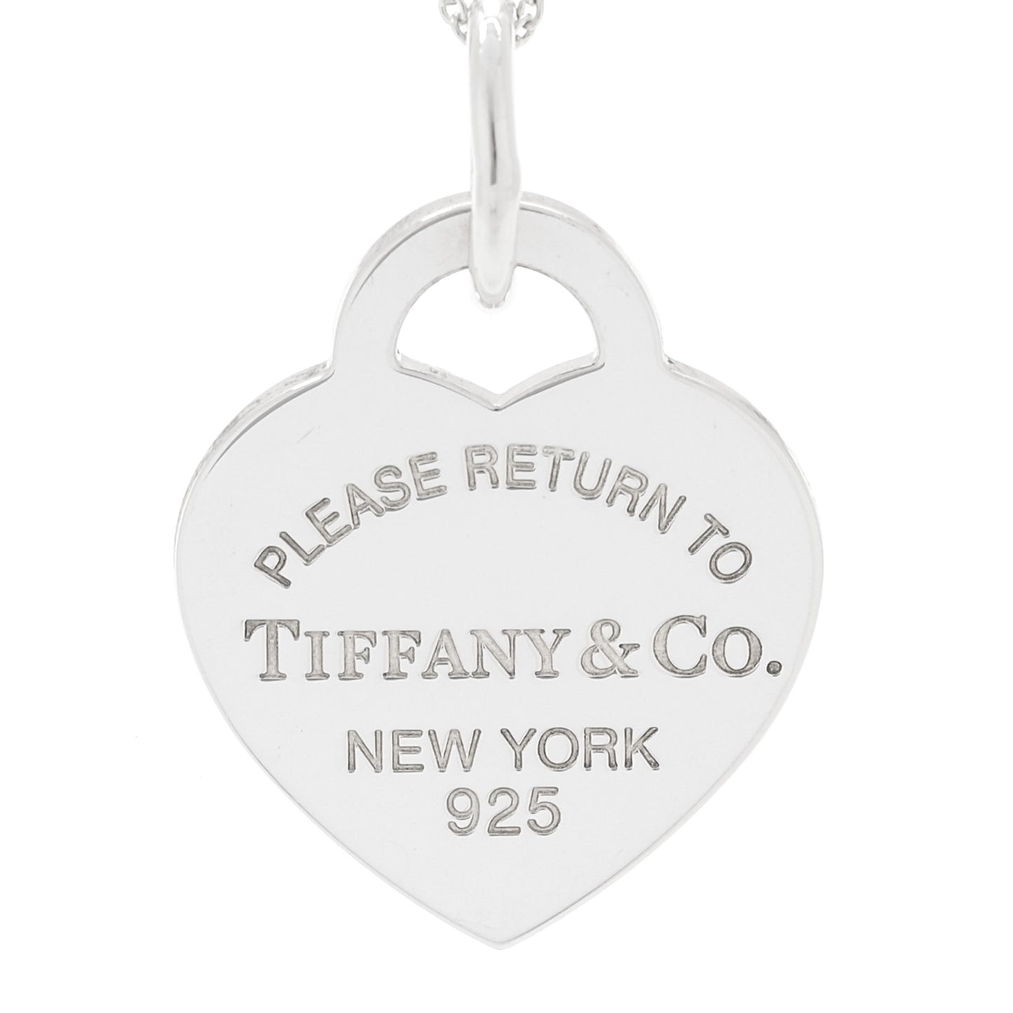Sterling Silver Medium Return to Tiffany Heart Pendant Necklace