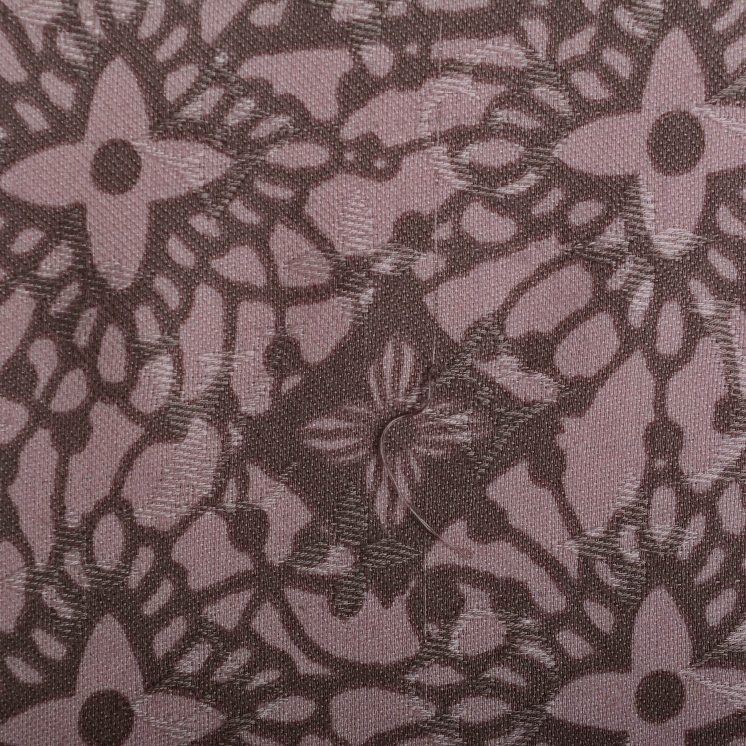Louis Vuitton Silk Wool Monogram Dentelle Shawl Scarf Rose Poudre 5 of 6