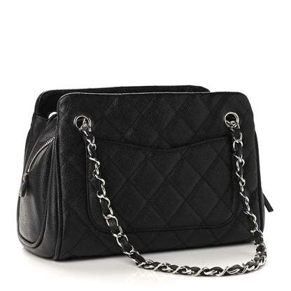 Chanel Caviar Quilted CC Tote Black 3 of 9