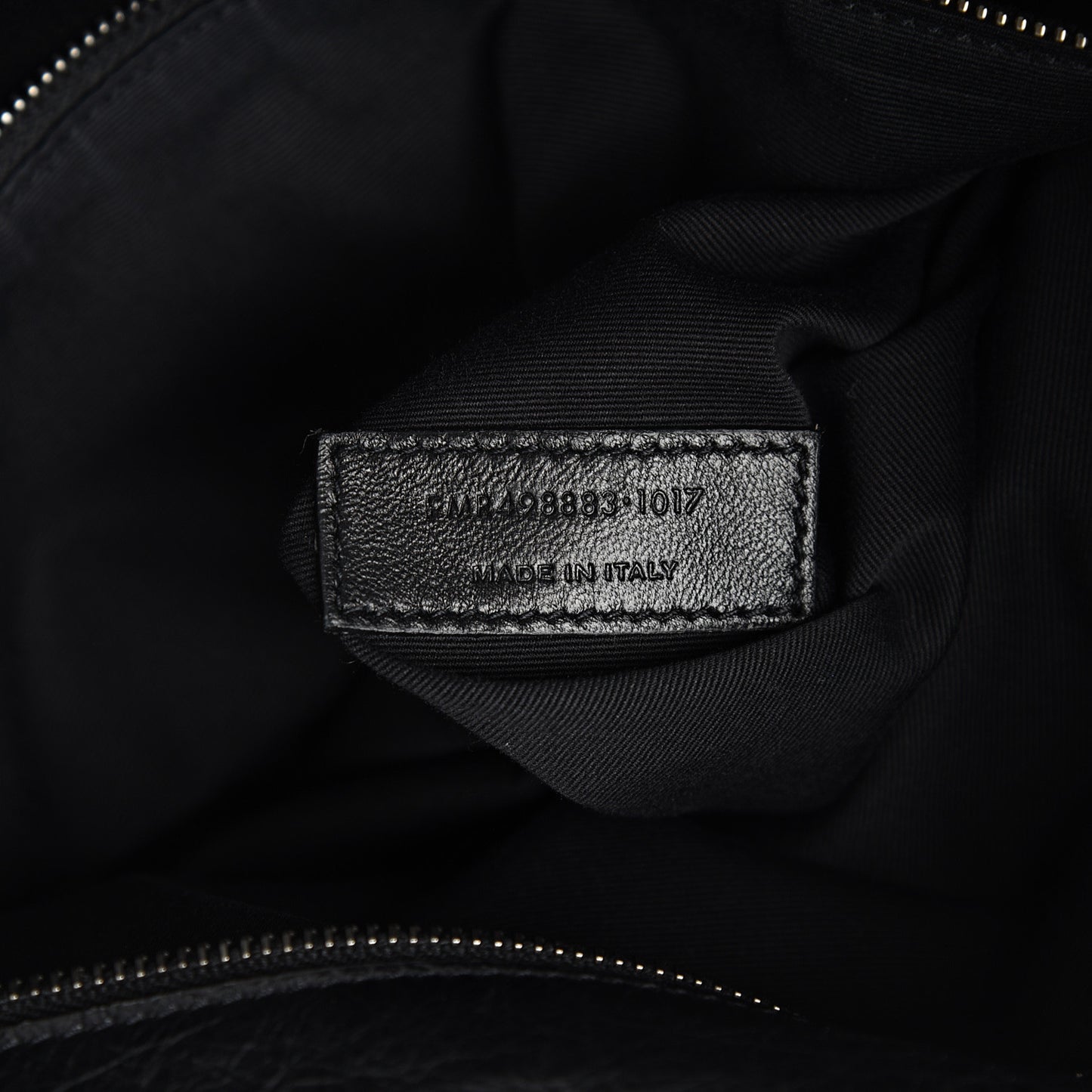 Crinkled Calfskin Matelasse Monogram Large Niki Chain Satchel Black