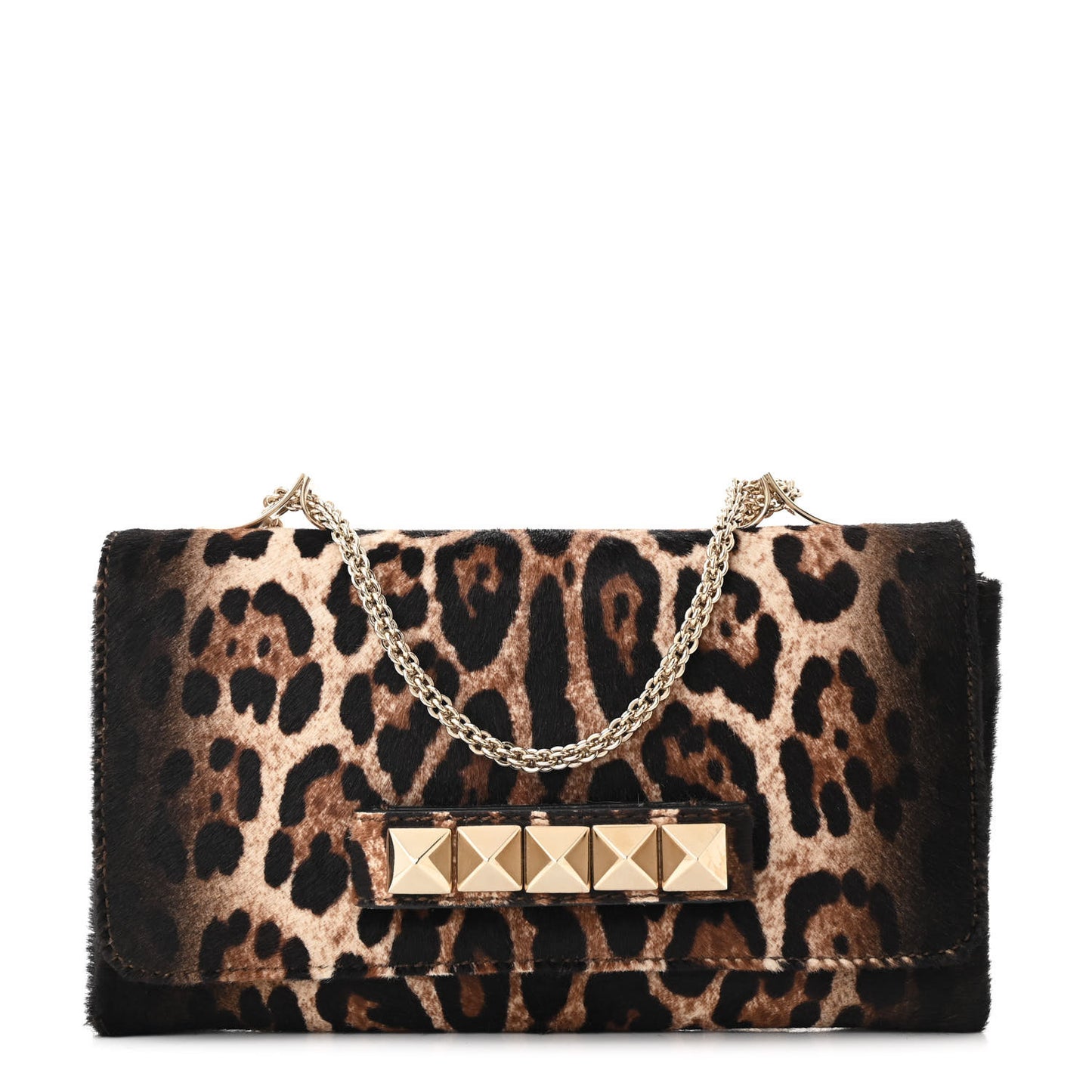 Pony Hair Leopard Print Va Va Voom Shoulder Bag