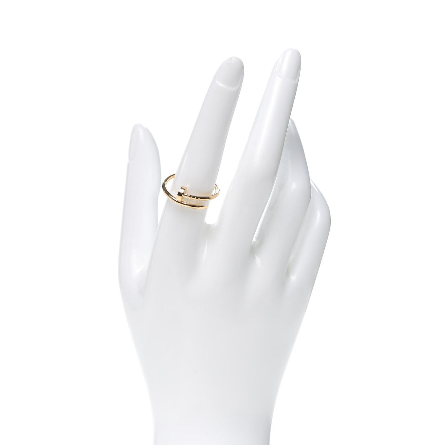 18K Yellow Gold Small Juste Un Clou Ring 58 8.25