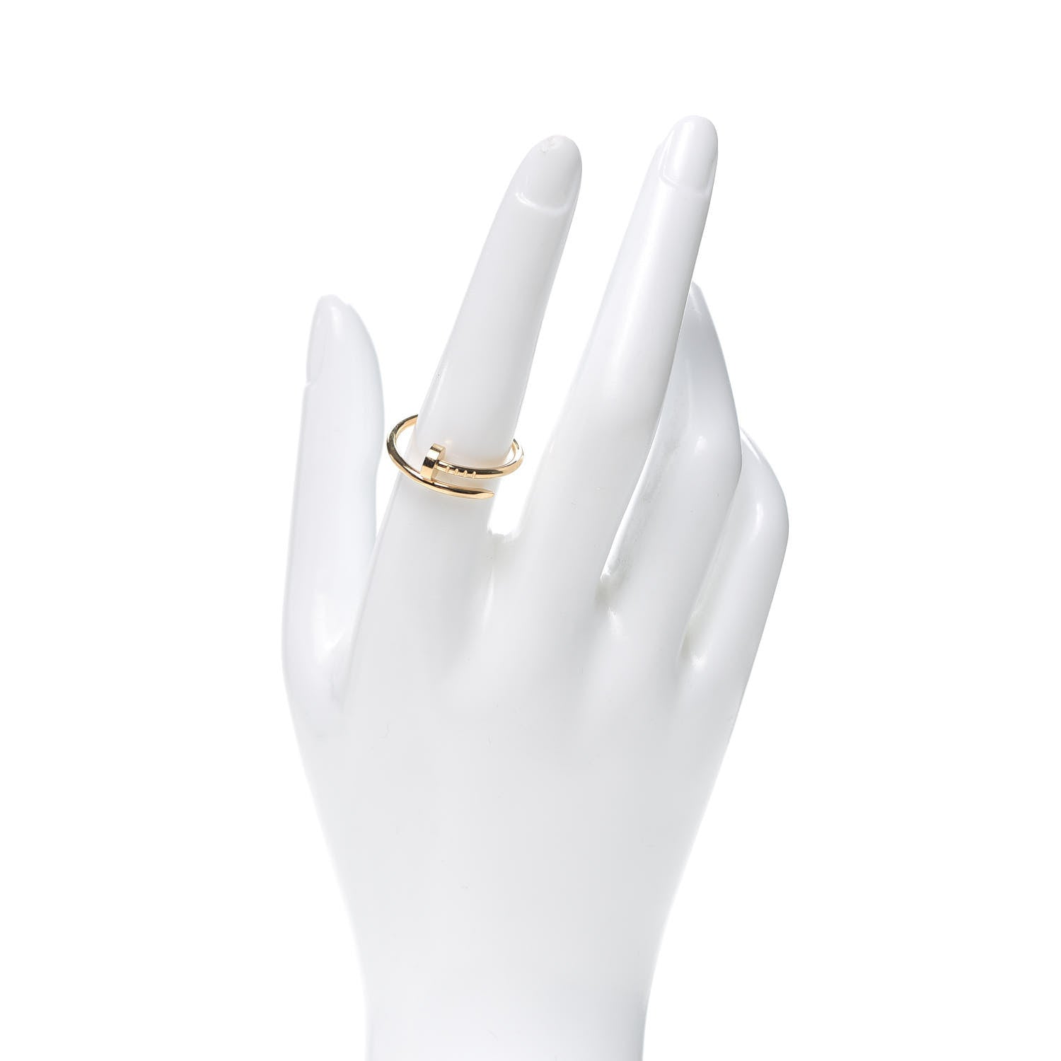 Cartier 18K Yellow Gold Small Juste Un Clou Ring 58 8.25 2 of 6