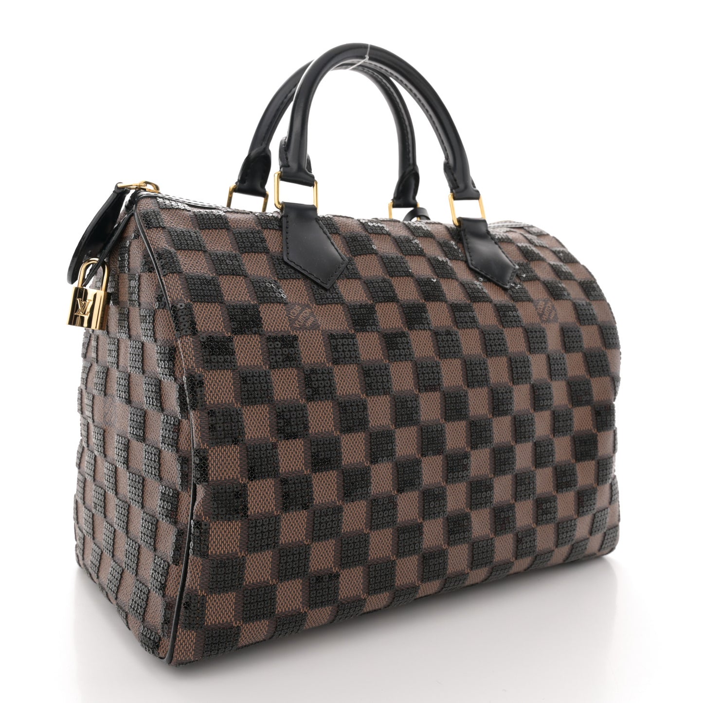 Damier Paillettes Speedy 30 Black
