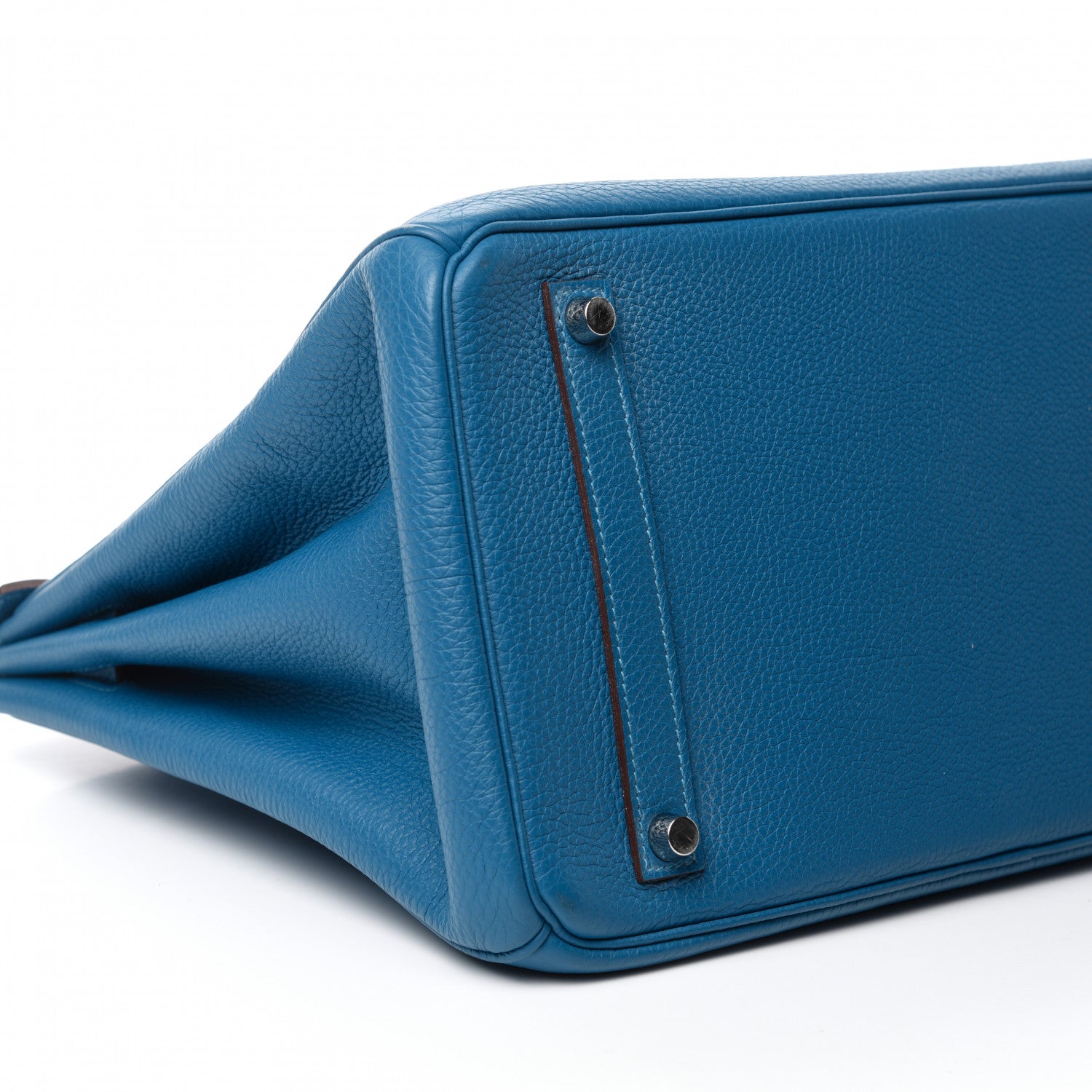 Hermes Togo Birkin 35 Bleu Azteque 6 of 17