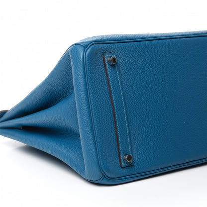 Hermes Togo Birkin 35 Bleu Azteque 6 of 17