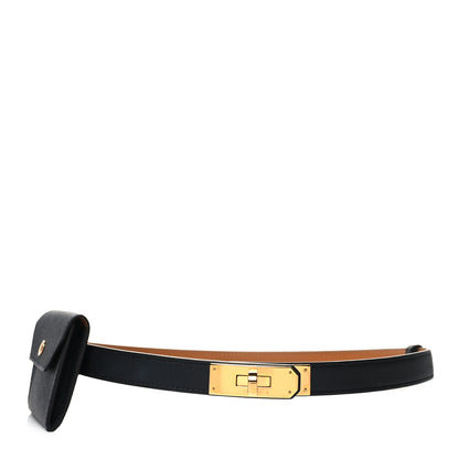 Hermes Epsom Kelly Pocket Belt Black 1 of 6