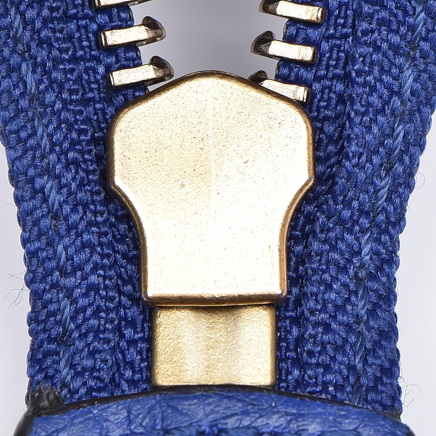 Drummed Calfskin Nano Luggage Indigo