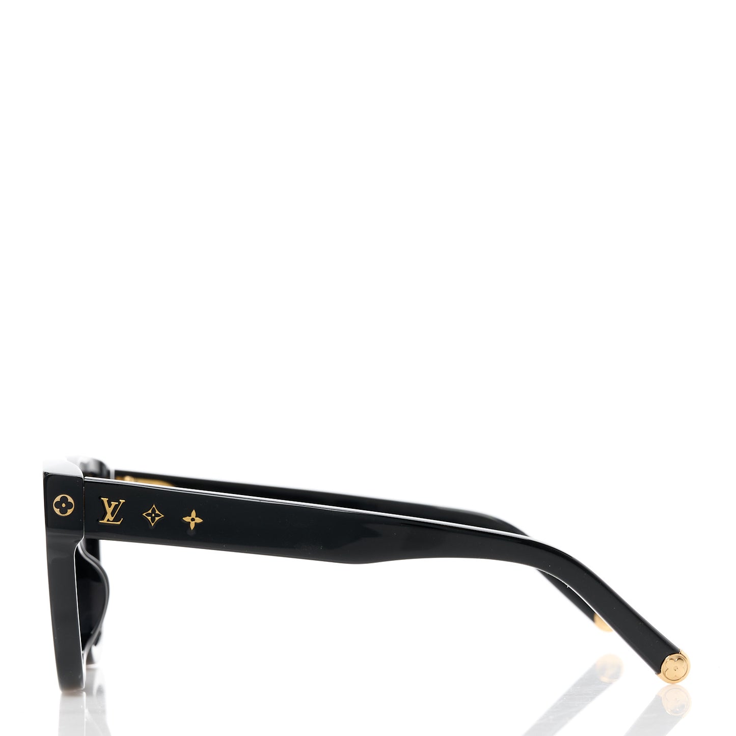 Acetate My Monogram Square Sunglasses Z1523E Black