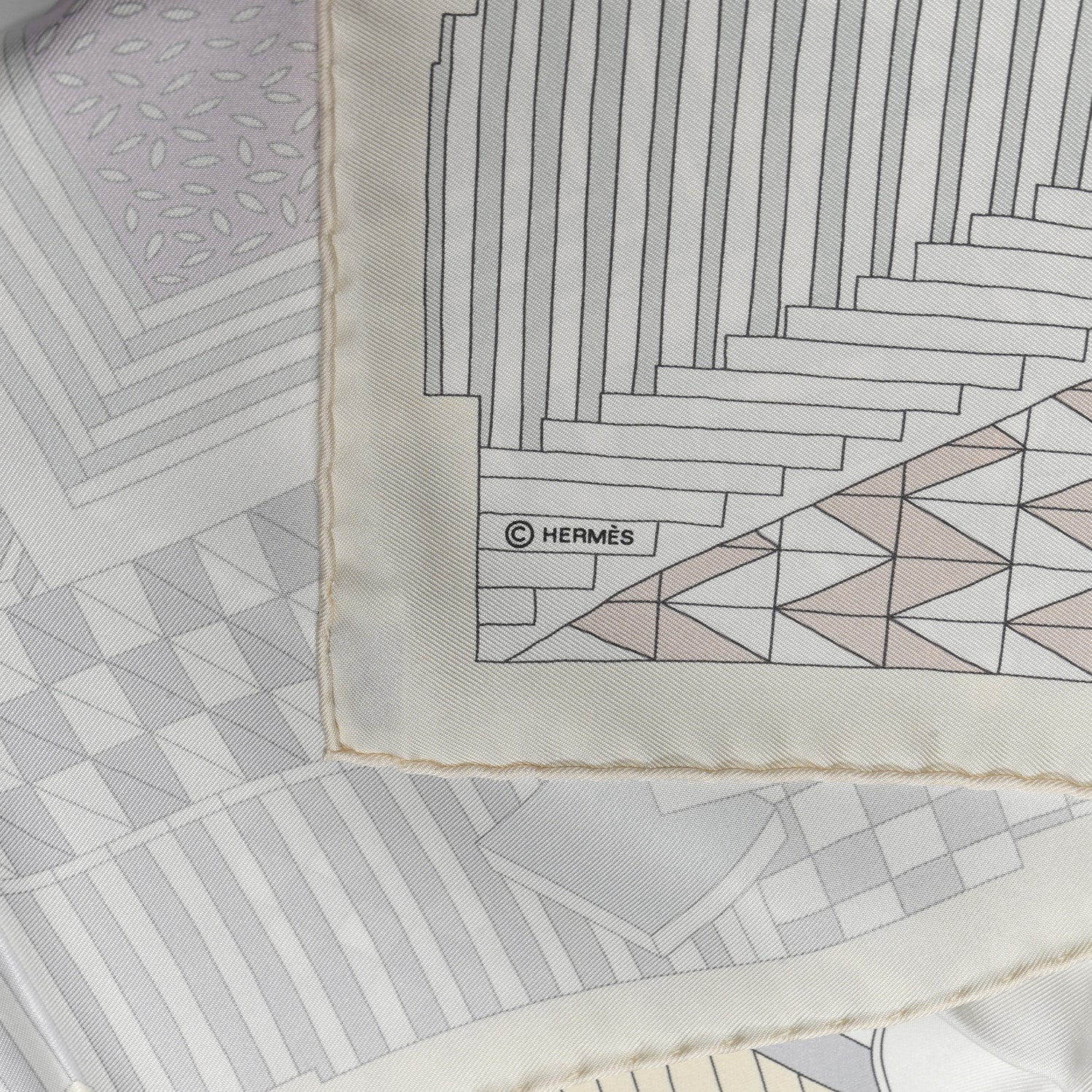 Hermes Silk Promenade Au Faubourg Scarf 90 3 of 3