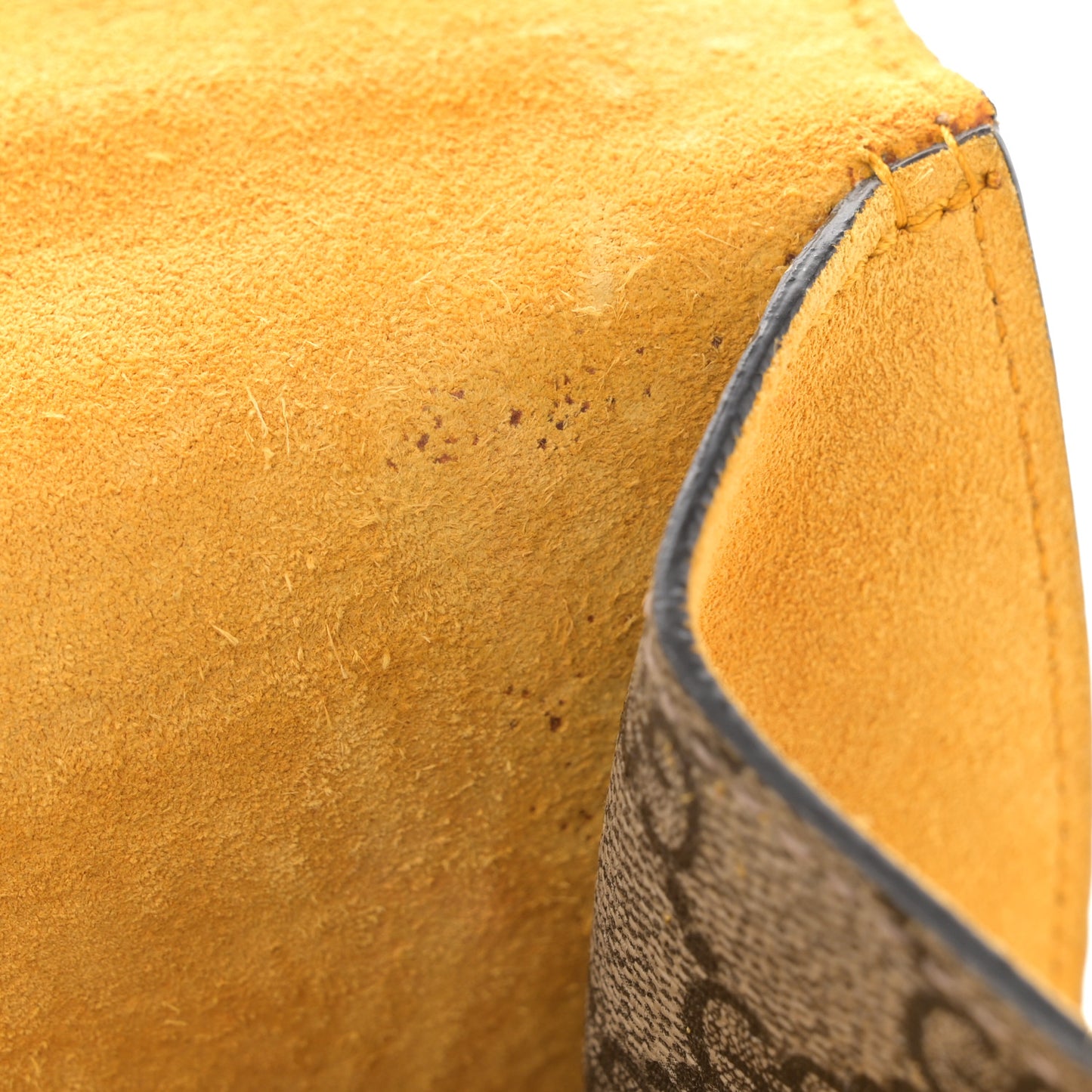 GG Supreme Monogram Mini Dionysus Shoulder Bag Yellow