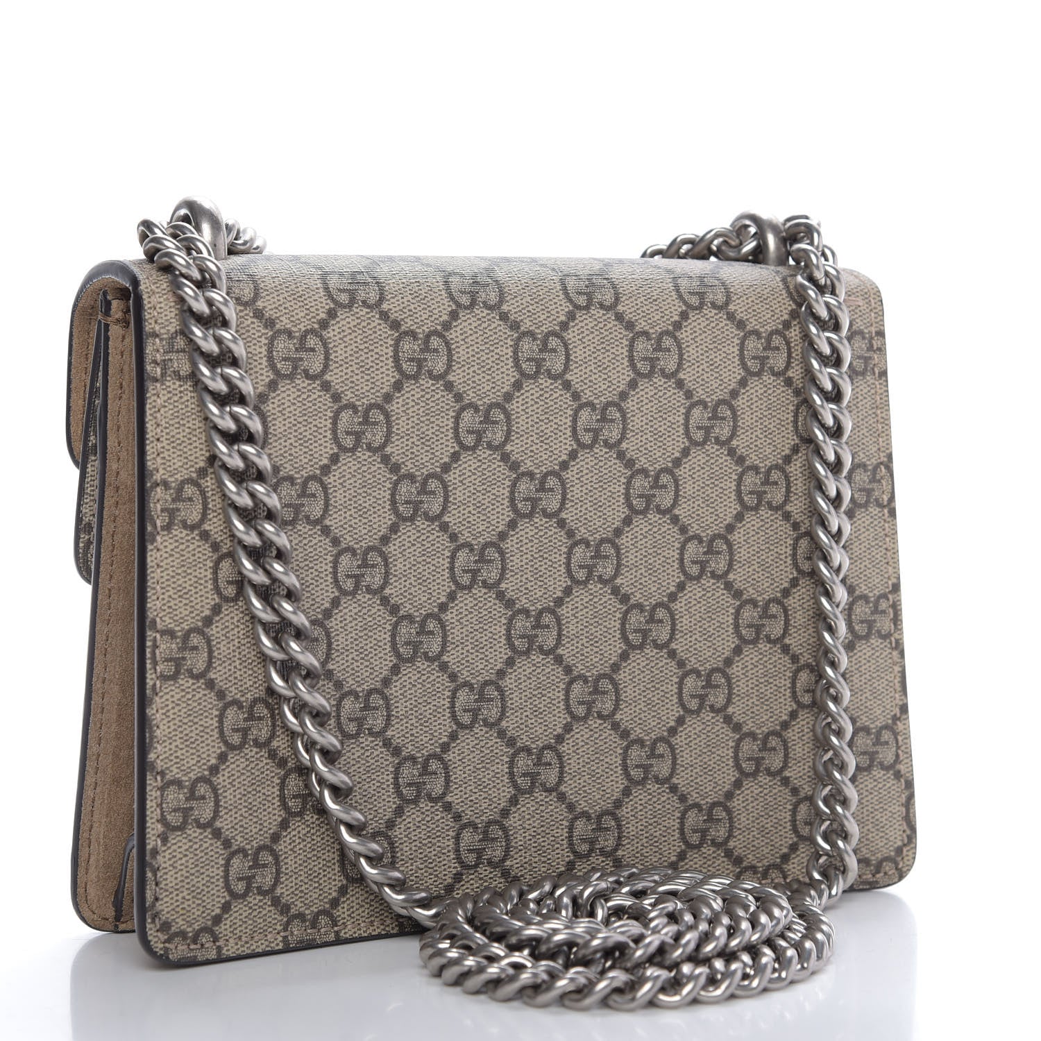 Gucci GG Supreme Monogram Mini Dionysus Shoulder Bag Taupe 3 of 9